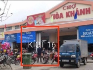 Cần bán Kiot số 16 chợ Hoà Khánh, lô Đôi ngay cổng chính 2 mặt tiền