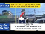 Cho thuê nhà mặt tiền Bình Long 120m², 4TẦNG - 18Triệu - GẦN NGÃ TƯ