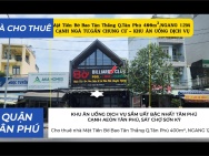 Cho thuê nhà Mặt Tiền Bờ Bao Tân Thắng Q.Tân Phú 400m²,NGANG 12.5M,