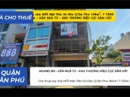Cho thuê tòa nhà MỚI Mặt Tiền Gò Dầu Q.Tân Phú 160m²,7TẦNG - GẦN