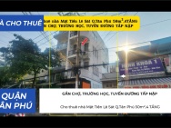 Cho thuê nhà Mặt Tiền Lê Sát Q.Tân Phú 50m²,4TẦNG, 25Triệu