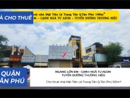 Cho thuê nhà Mặt Tiền Lê Trọng Tấn Q.Tân Phú 160m²,NGANG 8M,