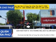 Cho thuê nhà Mặt Tiền Lê Trọng Tấn Q.Tân Phú 80m²,2TẦNG - 18Triệu -