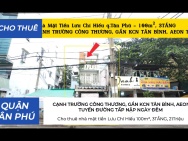 Cho thuê nhà mặt tiền Lưu Chí Hiếu 100m², 3TẦNG, 21Triệu - CẠNH