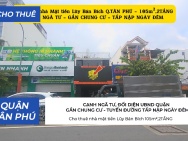 Cho thuê nhà mặt tiền Lũy Bán Bích 105m²,2TẦNG - CẠNH NGÃ TƯ - GẦN