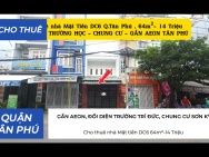 Cho thuê nhà Mặt tiền DC6 64m²-14 Triệu - ĐỐI DIỆN TRƯỜNG HỌC -