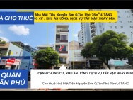 Cho thuê Nhà Mặt Tiền Nguyễn Sơn Q.Tân Phú 76m²,4TẦNG - CẠNH CHỢ,