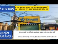 Cho thuê nhà Mặt tiền Nguyễn Thị Tú Q.Bình Tân 400m², NGANG 8M -