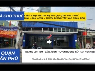 Cho thuê nhà 2 Mặt tiền Tân Kỳ Tân Quý Q.Tân Phú 150m²,NGANG LỚN