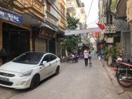 Cho thuê nhà ngõ ô tô tránh Tân Mai, 25m² x 4 tầng, 11 triệu