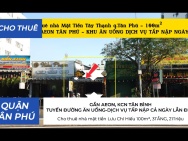Cho thuê nhà Mặt Tiền Tây Thạnh 108m² - CẠNH AEON - KHU ĂN