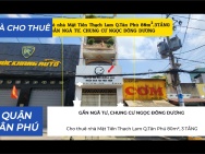 Cho thuê nhà Mặt Tiền Thạch Lam Q.Tân Phú 80m²,3TẦNG, 19Triệu - GẦN