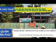 Cho thuê nhà Mặt tiền Thoại Ngọc Hầu q.Tân Phú 640m², NGANG LỚN 20M