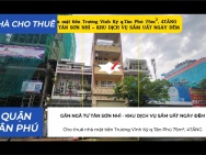 Cho thuê nhà mặt tiền Trương Vĩnh Ký q.Tân Phú 75m², 4TẦNG, 32Triệu
