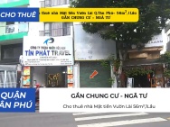 Cho thuê nhà Mặt tiền Vườn Lài Q.Tân Phú 56m²,1Lầu - 15Triệu
