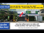 Cho thuê nhà mặt tiền Vườn Lài 100m² - 15Triệu - KHU ĂN UỐNG DỊCH VỤ