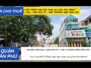 Cho Thuê ĐẤT TRỐNG Mặt Tiền Vườn Lài Q.Tân Phú 800m², NGANG LỚN