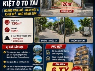 Chính chủ cần bán Lô Đất Hoàng Văn Hoè - 2 mặt tiền trước sau - 120