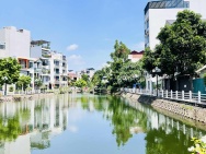 biệt thự sân vườn Ngọc Thụy, 430m x 4 tầng, mặt tiền 11m, ôtô