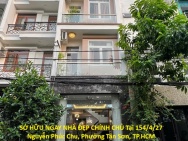 SỞ HỮU NGAY NHÀ ĐẸP CHÍNH CHỦ Tại  Nguyễn Phúc Chu, Phường 15, Quận