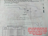 CHÍNH CHỦ CẦN BÁN ĐẤT BIỆT THỰ ĐẸP – GIÁ TỐT –TẠI KDC Phú Nhuận,