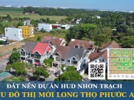 Saigonland - Mua bán Đất nền  dự án HUD Nhơn Trạch sẵn sổ hồng