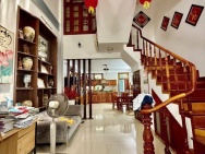♥ Đường nhánh 5.5m Núi Thành, 120m2, 3 tầng, đi bộ ra Trần Thị Lý,