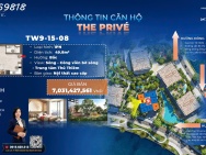 The Prive căn hộ hạng sang ba mặt giáp sông  trung tâm quận 2 chỉ