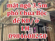 Chính chủ  Cho thuê nhà mặt ngõ rộng > 3,5m phố Chùa Bộc.