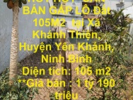 HOT HOT- CẦN BÁN GẤP LÔ Đất 105M2  tại Xã Khánh Thiện, Huyện Yên