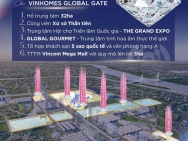 QUỸ CĂN VINHOME CỔ LOA GLOBAL GATE VỊ TRÍ ĐẸP VÀ GIÁ TỐT NHẤT THỊ