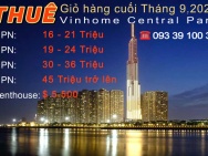 Cho thuê căn hộ Vinhome Central Park, 1PN - 4PN - Penthouse đầy đủ