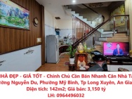 NHÀ ĐẸP - GIÁ TỐT - Chính Chủ Cần Bán Nhanh Căn Nhà Tại P. Mỹ Bình,