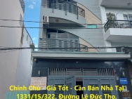 Chính Chủ - Giá Tốt - Cần Bán Nhà Tại 1331/15/322, Đường Lê Đức