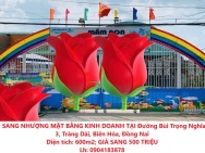 CẦN SANG NHƯỢNG MẶT BẰNG KINH DOANH TẠI Đường Bùi Trọng Nghĩa, KP