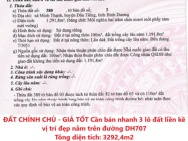 Cần bán nhanh 3 lô đất liền kề nằm trên đường DH707 xã Minh Thạnh,