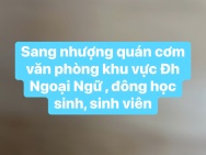 SANG NHƯỢNG QUÁN CƠM ĐƯỜNG TỐ HỮU, PHƯỜNG KHUÊ TRUNG, CẨM LỆ, ĐÀ