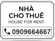 Chính chủ cần cho thuê phòng và nhà tại đường C1 Cộng Hoà, Phường