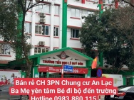 Bán căn 3 phòng ngủ chung cư An Lạc - Mỹ Đình gần trường cấp 1 Lê