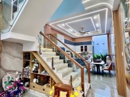 Nhà mới xây full nội thất hẻm xe hơi Hà Huy Giáp, Thạnh Lộc Q12,