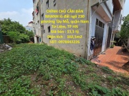 ĐẤT VỊ TRÍ ĐẸP- GIÁ TỐT CHÍNH CHỦ CẦN BÁN NHANH lô đất ngõ 230 Tây