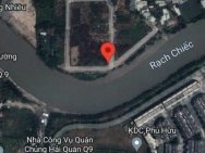 KẸT TIỀN  bán lô đất biệt thự góc 2 MT Sông Rạch Chiếc - Đường Số 1