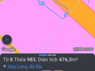 Chủ bán 475mv 60 thổ cư khu dân cư qh 2mt nhựa