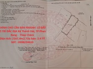 CHÍNH CHỦ CẦN BÁN NHANH  LÔ ĐẤT VỊ TRÍ ĐẮC ĐỊA  Xã Thành Hải, TP