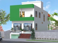 CHO THUÊ NHÀ NGUYÊN CĂN 2 TẦNG MẶT TIỀN QUỐC LỘ 1A – TRÚC LÂM, THỊ