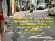 NHÀ ĐẸP- GIÁ TỐT - CẦN BÁN CĂN NHÀ SỐ 1A Ngõ 165/12 Phố Cầu Giấy,