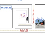 Cần bán gấp Lô góc 61m Thọ Lộc, Phúc Thọ, oto vào tận đất, chỉ hơn
