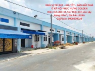 NHÀ VỊ TRÍ ĐẸP - GIÁ TỐT - BÁN GẤP NHÀ Ở XÃ HỘI PHÚC HƯNG GOLDEN