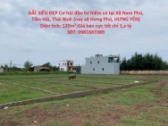 ĐẤT SIÊU ĐẸP Cơ hội đầu tư hiếm có tại Xã Nam Phú, Tiền Hải, Thái