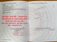 ĐẤT ĐẸP – GIÁ TỐT  – CHÍNH CHỦ CẦN BÁN Tại An Trạch Đông, Vĩnh